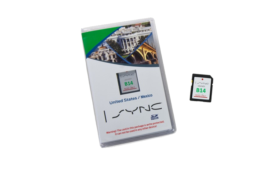 U.S. AND MEXICO SYNC 2 NAVIGATION SYSTEM MAP UPDATE - VERSION B14 product photo
